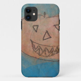 Etui iPhone Case-Mate Smiling Pumkin, Halloween Kids Art Watercolor