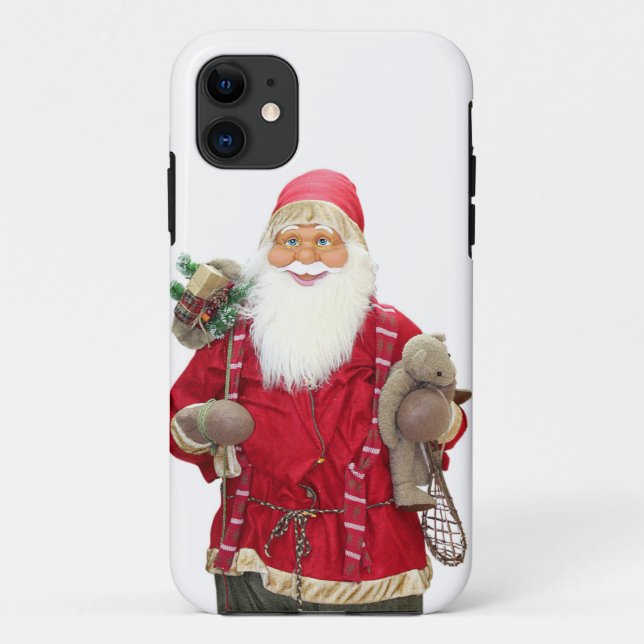 Coques Case-Mate iPhone Smiling Santa Claus Cartoon (Dos)