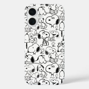 Coque Pour iPhone 16 Snoopy Smile Giggle Lauder Motif