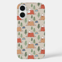 Snoopy & Woodstock Go Camping Motif