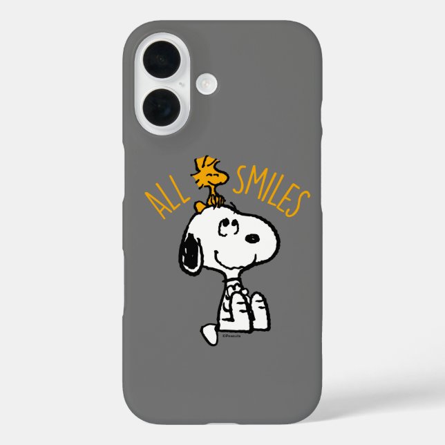 Coques Case-Mate iPhone Snoopy & Woodstock - Tous les sourires (Verso)
