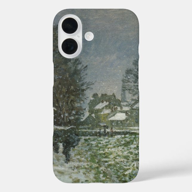 Coques Case-Mate iPhone Snow at Argenteuil par Claude Monet (Verso)