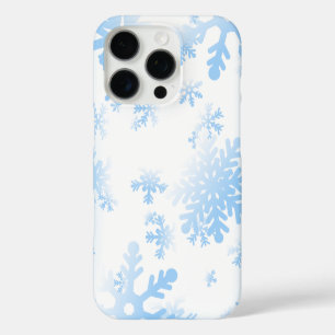 Coques iPhone 16 Pro Snowmans & Snowflakes Motif sans couture