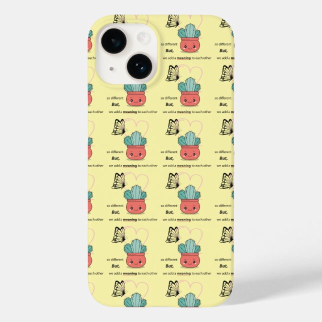Coques Case-Mate iPhone So Different, Parfait Ensemble - mignon couple d'a (Verso)