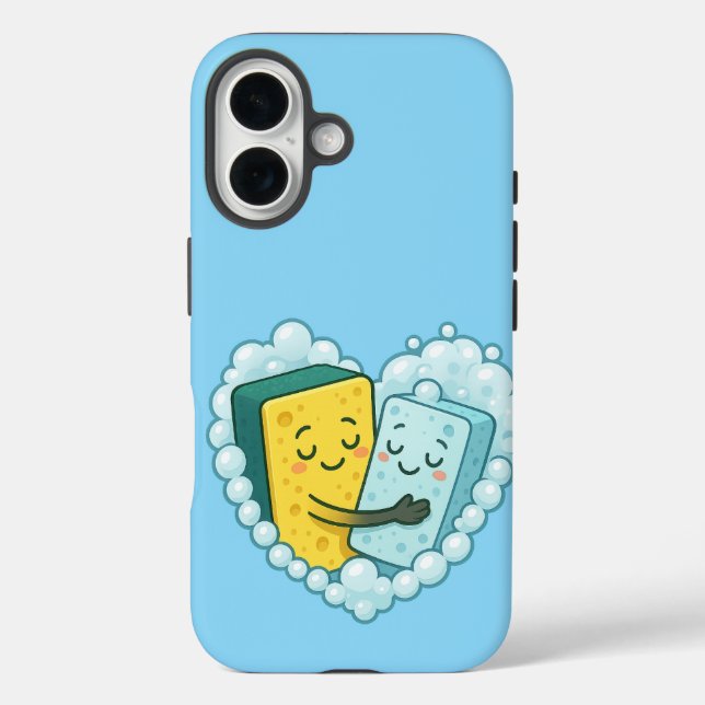 Coques Case-Mate iPhone Soapy Love - Éponge & Dish Soap (Verso)