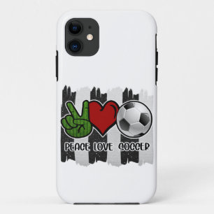 Case-Mate iPhone Case Soccer paix et amour
