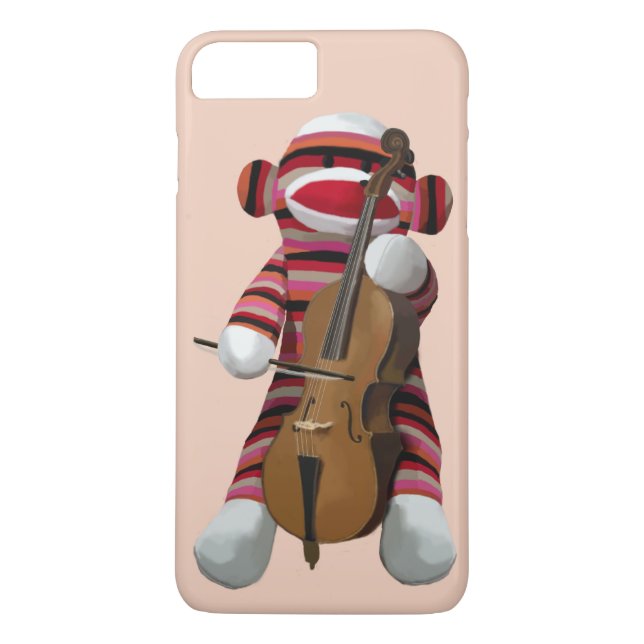 Coques Case-Mate iPhone Sock Monkey et Cello 2 (Dos)