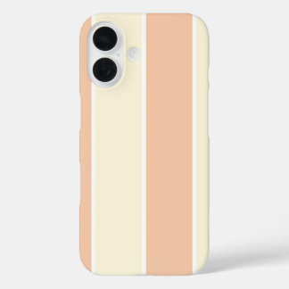 Coque Pour iPhone 16 Soft Color Vertical Stripe Pattern Design