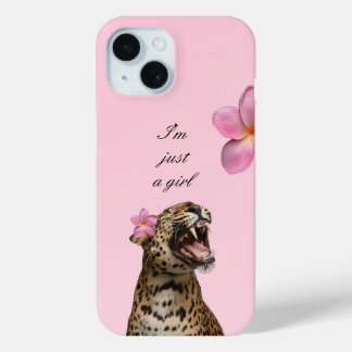 Coque Pour iPhone 15 Soft Girl Pink Leopard Phone Case |Trendy & Girly 