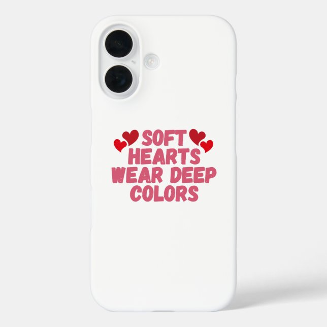 Coques Case-Mate iPhone Soft Hearts Bold Soul (Verso)