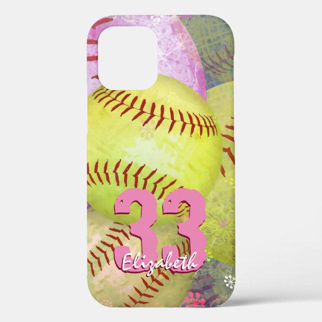 Coques Case-Mate iPhone Softball féminin (Verso)