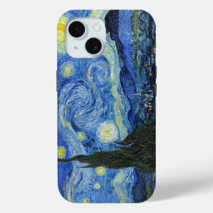 Coque Pour iPhone 15 soirée étoile vincent van gogh