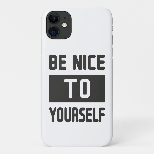Coques Case-Mate iPhone Sois gentil avec toi-même (Dos)