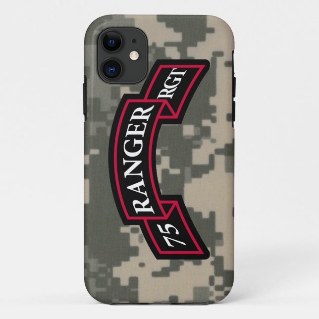 Coques Case-Mate iPhone soixante-quinzième Régiment de Rangers "armée (Dos)