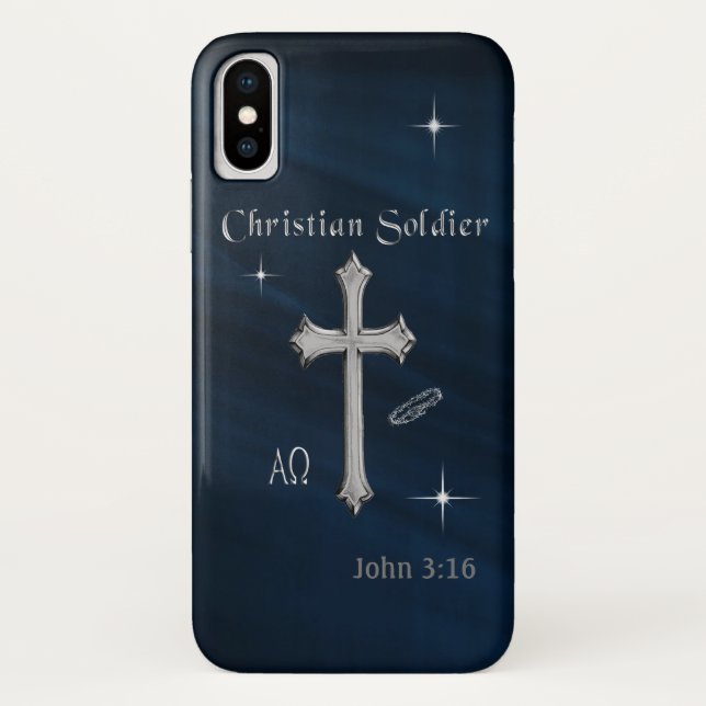 Coques Case-Mate iPhone soldat chrétien (Dos)