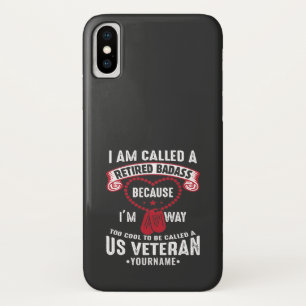 Case-Mate iPhone Case Soldat retraité d'un Humour vétéran américain