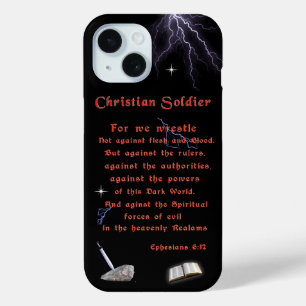 Coque Pour iPhone 15 Soldats chrétiens