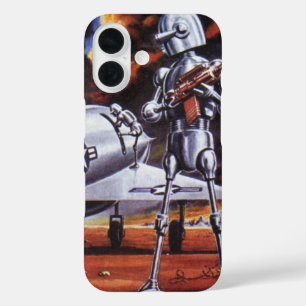 Coques iPhone 16 Soldats de robots militaires de science-fiction vi