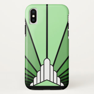 Case-Mate iPhone Case Soleil Art déco en vert