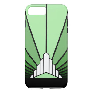 Case-Mate iPhone Case Soleil Art déco en vert