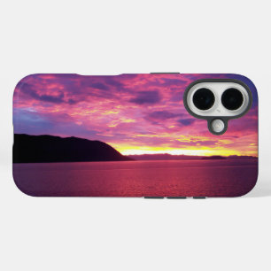 Coque Pour iPhone 16 Soleil rose en mer Photo