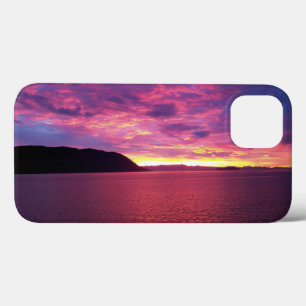 Etui iPhone 13 Soleil rose en mer Photo
