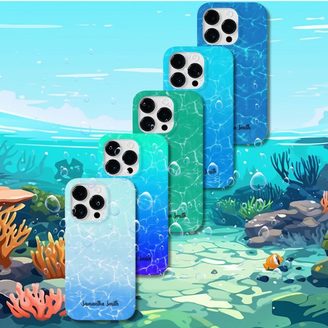 Coques Case-Mate iPhone Soleil tropical et lumière Eau cristalline (Créateur téléchargé)