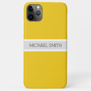 Case-Mate iPhone Case Solid Jonquil Modern Ribbon Nom élégant