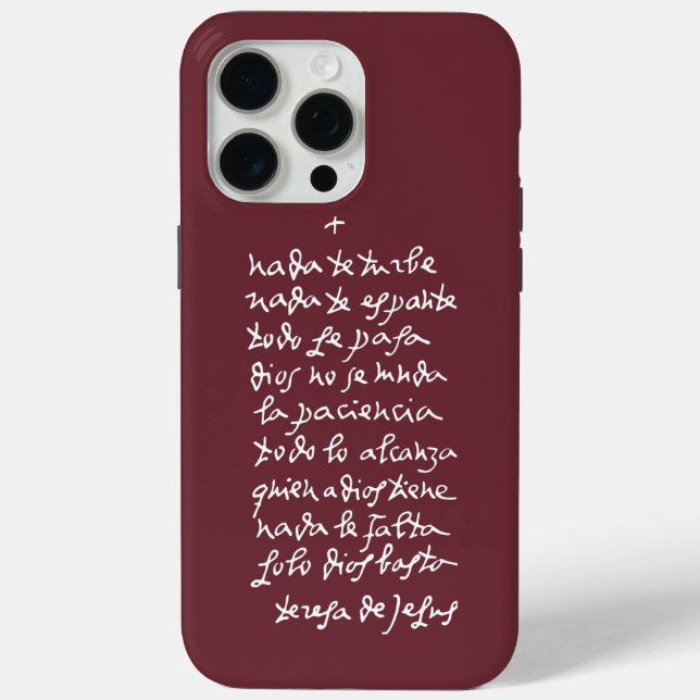 Coques Case-Mate iPhone Solo Dios basta (Ne vous inquiétez pas) (Verso)