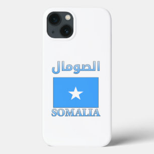 Case-Mate iPhone Case Somalia Flag ا ل و م ص Arabic & English WordArt