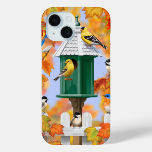 Coque Pour iPhone 15 Songbirds en automne