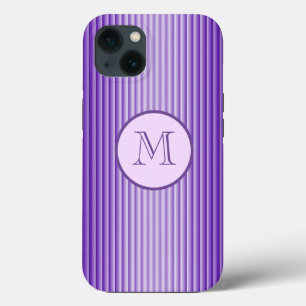 Case-Mate iPhone Case Sophistication Snazzy Purple Stripes Lumineuses Pe