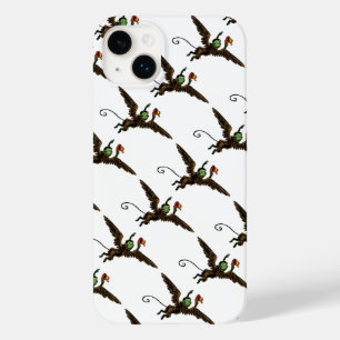 Coque Pour iPhone 14 Plus Sorcier vintage de Oz, singe volant maléfique