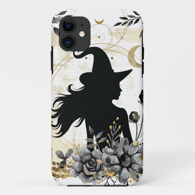 Coques Case-Mate iPhone Sorcière contemporaine d'Halloween 3 (Dos)