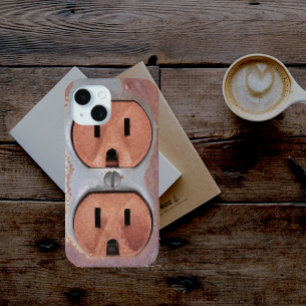 Coque Pour iPhone 15 Sortie électrique rouillée