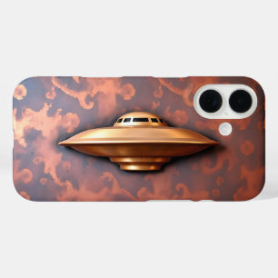 Coque Pour iPhone 16 Soucoupe volante extraterrestre