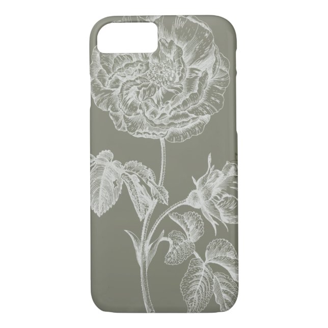 Coques Case-Mate iPhone Soulagement floral I (Dos)