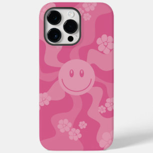 Coque Pour Pour iPhone 14 Pro Max Sourire - rose
