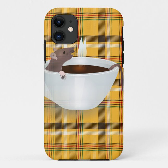 Coques Case-Mate iPhone souris à café (Dos)