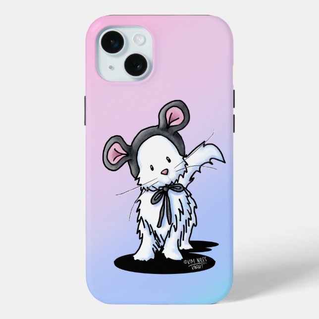 Coques Case-Mate iPhone Souris Kitty KiniArt (Verso)
