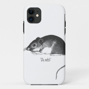 Case-Mate iPhone Case souris rat vintage rétro chic