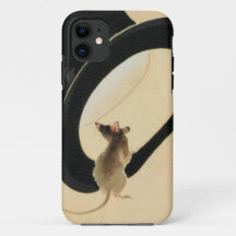 Souris Top Hat Rat Chinois Année Zodiac Anniversai