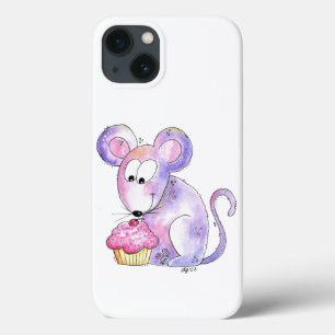 Case-Mate iPhone Case Souris Whimsical mignonne avec Cupcake