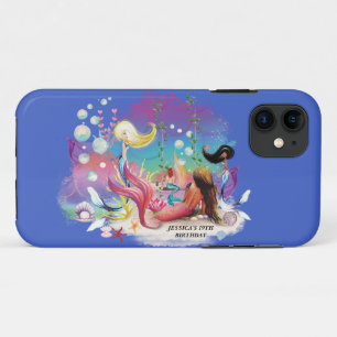 Case-Mate iPhone Case Sous La Mer Sirène Océan Purple Turquoise