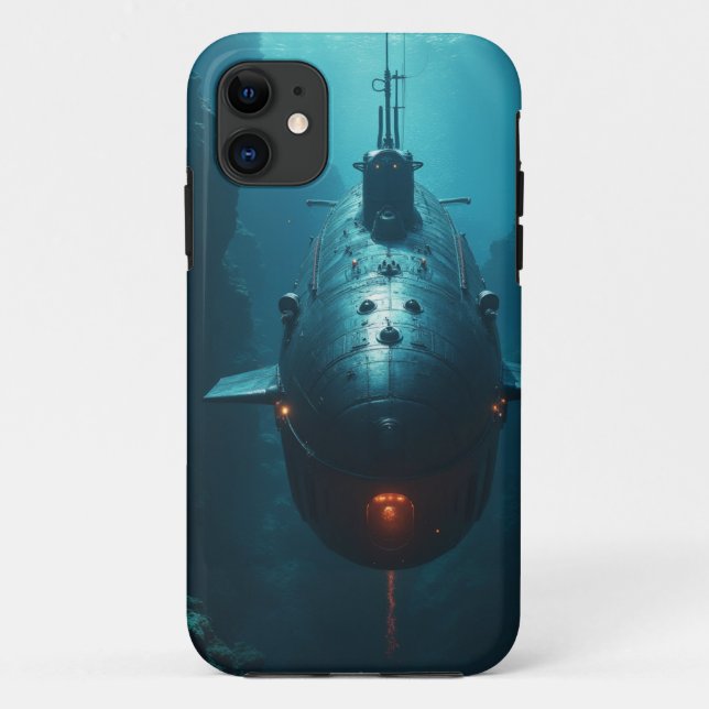 Coques Case-Mate iPhone Sous-marins nucléaires en eau profonde (Dos)