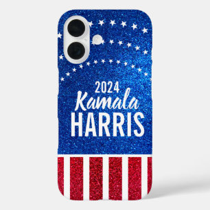 Coque Pour iPhone 16 Soutenez Kamala Harris 2024 Progrès et unité