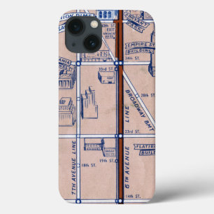 ETUI iPhone Case-Mate SOUTERRAIN MAP, 1940 2 DE NEW YORK