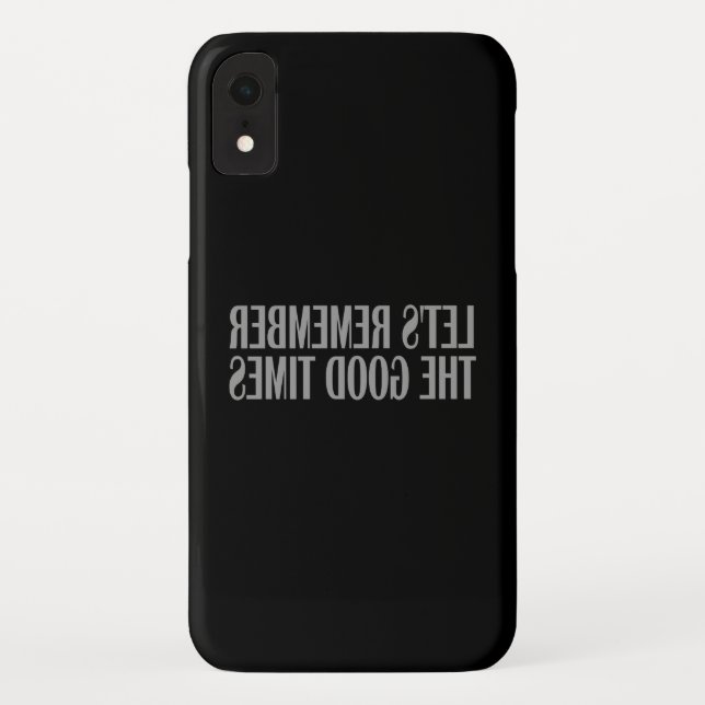 Coques Case-Mate iPhone Souvenons-nous des bons moments (Dos)