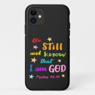 Case-Mate iPhone Case Soyez calme et sachez que je suis Dieu Bible Verse