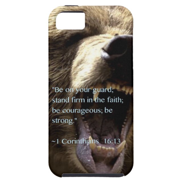 Coques Case-Mate iPhone "Soyez fort " (Dos)